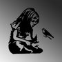 Wallity Banksy Metal 07 Escultura de pared